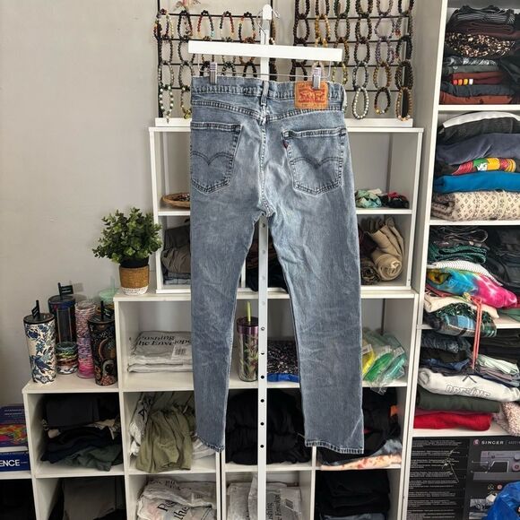 Men's Blue Jeans LEVIS 505s 32 x 30 regular fit men’s jeans $70 msrp 32x30 - Picture 6 of 7